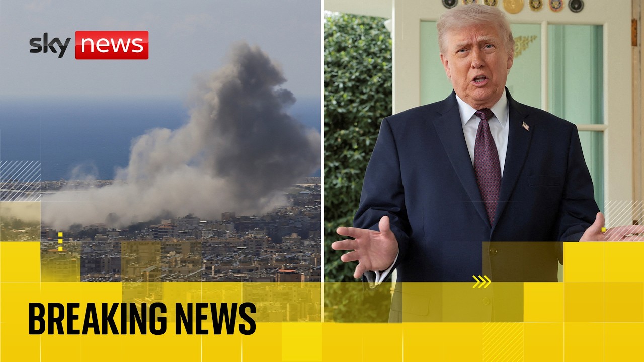 Trump says Israel and Lebanon to begin 10-day ceasefire