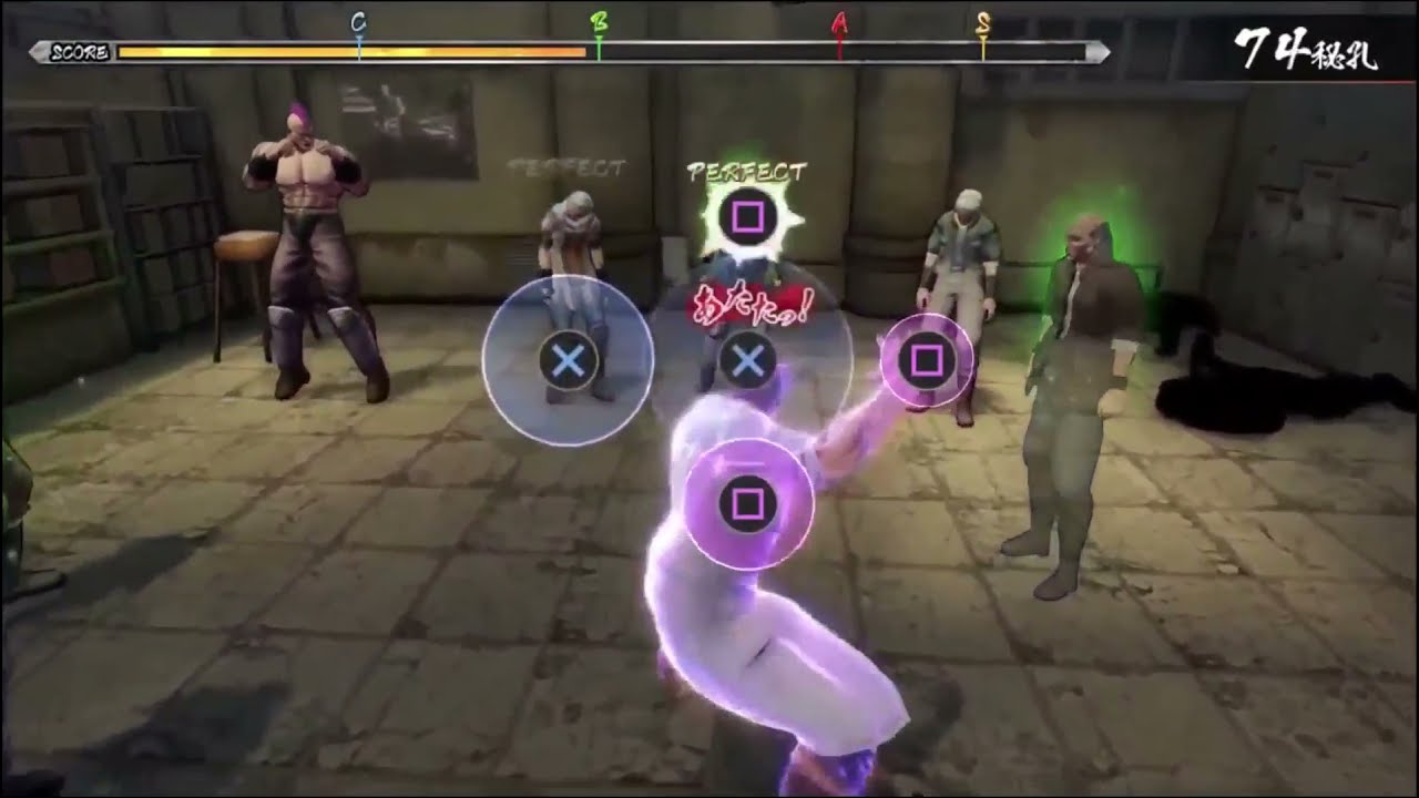 Hokuto Ga Gotoku -Clinic -Turkish March,The Tortoise,Lost the C,Simphony no.9- Only Perfect Combos.