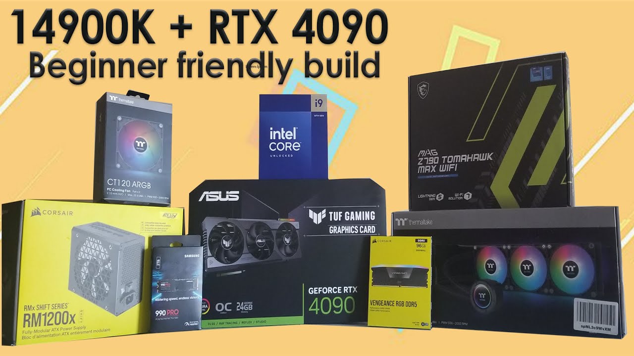Building the Ultimate PC: RTX 4090 and 14900K Edition for Gaming and LLM training