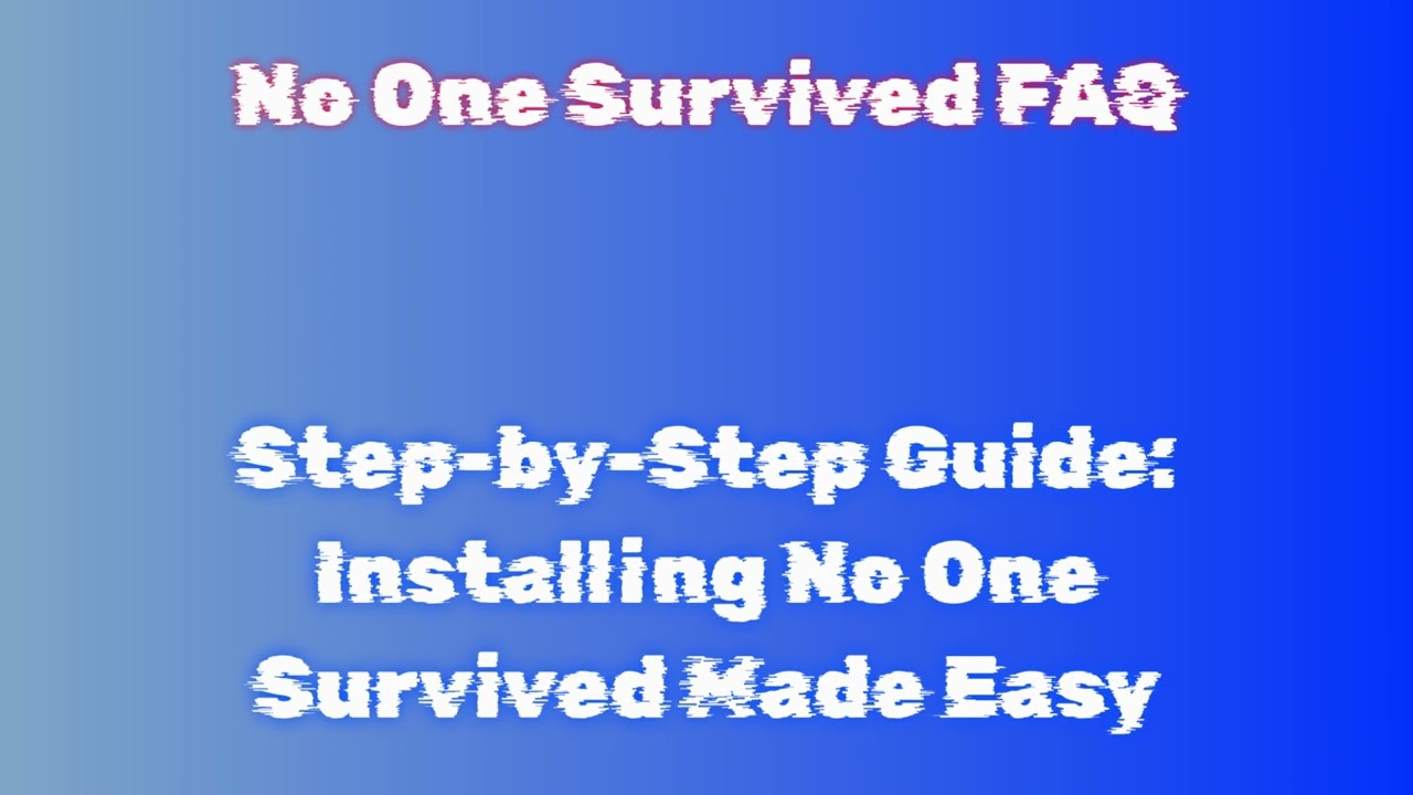 Best Places to Download No One Survived Game