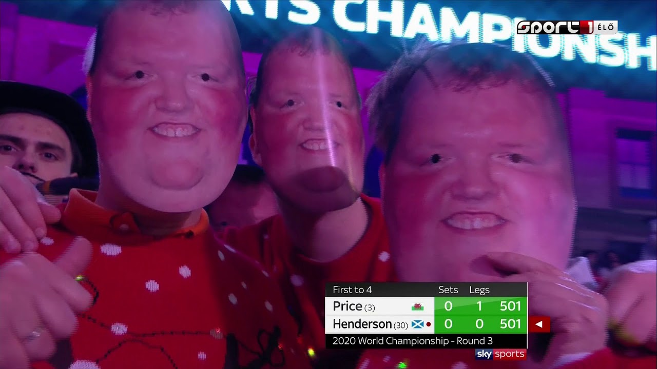 80) Gerwyn Price vs John Henderson 2020 PDC World Darts Championship 2019.12.27 Round 3