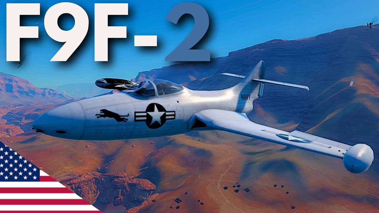 War Thunder Mobile | F9F-2 | Jet Panther 