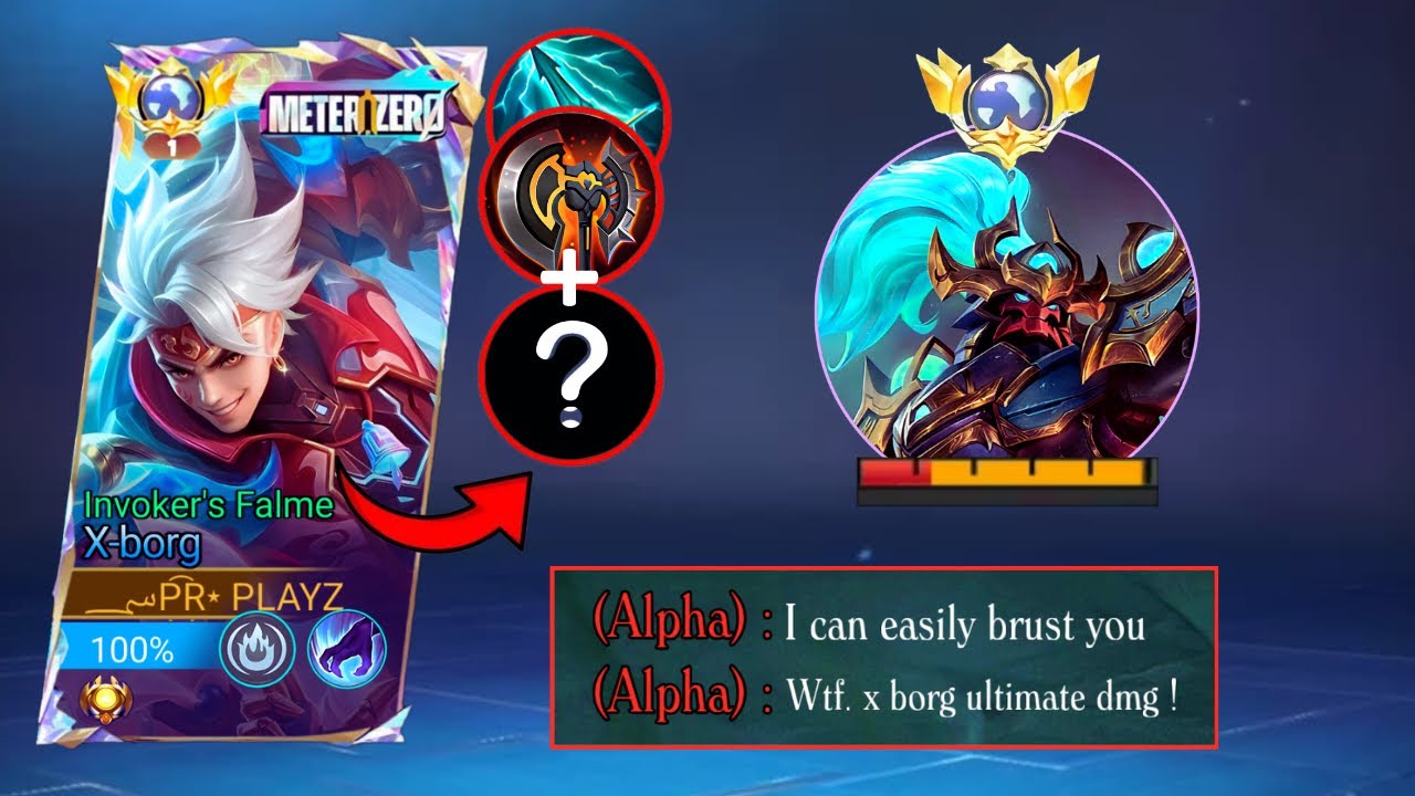 X-BORG HYPER AGAINST ALPHA BOTH ARE TRUE DAMAGE DEALER 😱 WHO WILL WIN ? (MLBB)