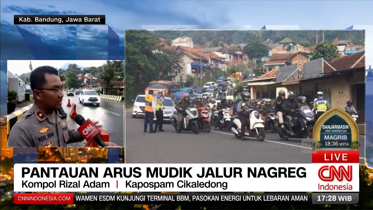Pantauan Arus Mudik di Jalur Nagreg