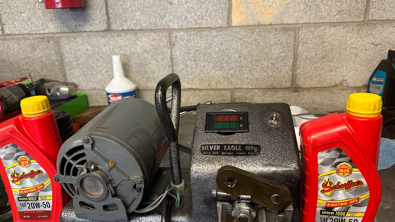Oil abrasion testing Schaeffer’s racing oil #dragracing #oiltesting #drifting #racingoil #racing