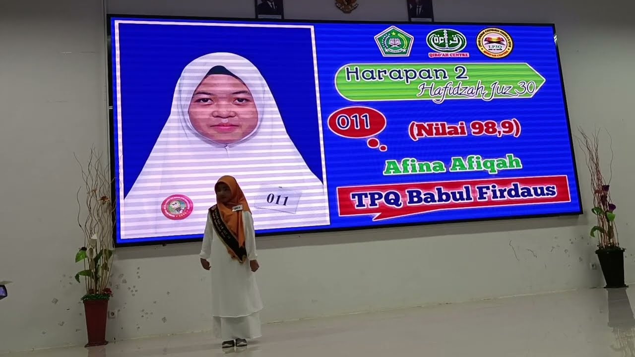 Hafidz/Hafidzah Terbaik TPQ Binaan LP3Q Qiro'ah Centre Indonesia Naungan Kemenag Kota Makassar 2026