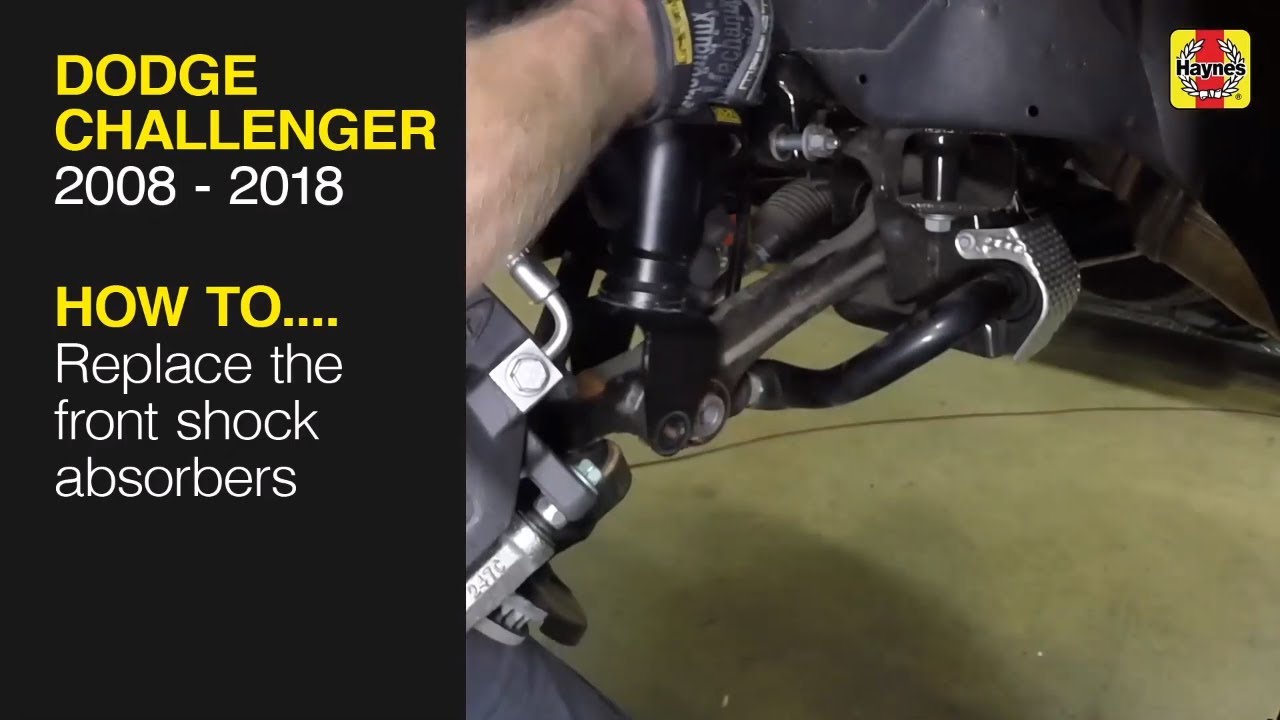 How to Replace the front shock absorbers on the Dodge Challenger 2008-2018
