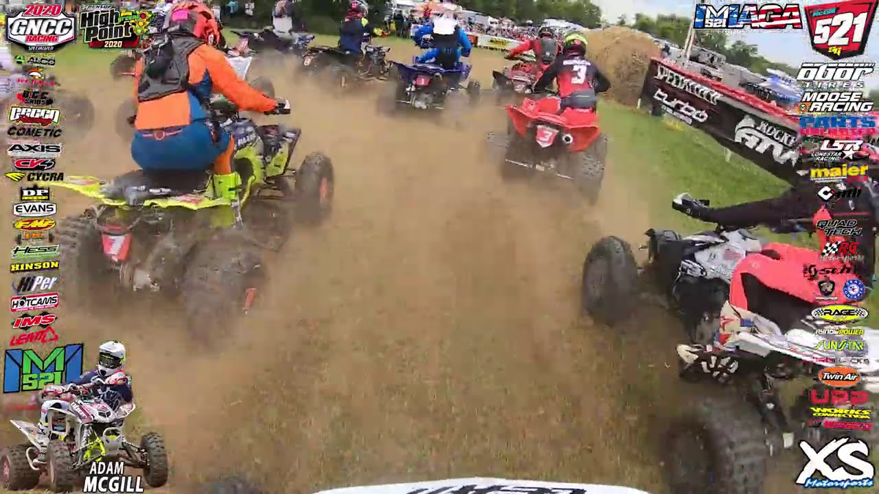 Adam McGill #521 GNCC High Point 2020 Rd 6 - Mount Morris, PA