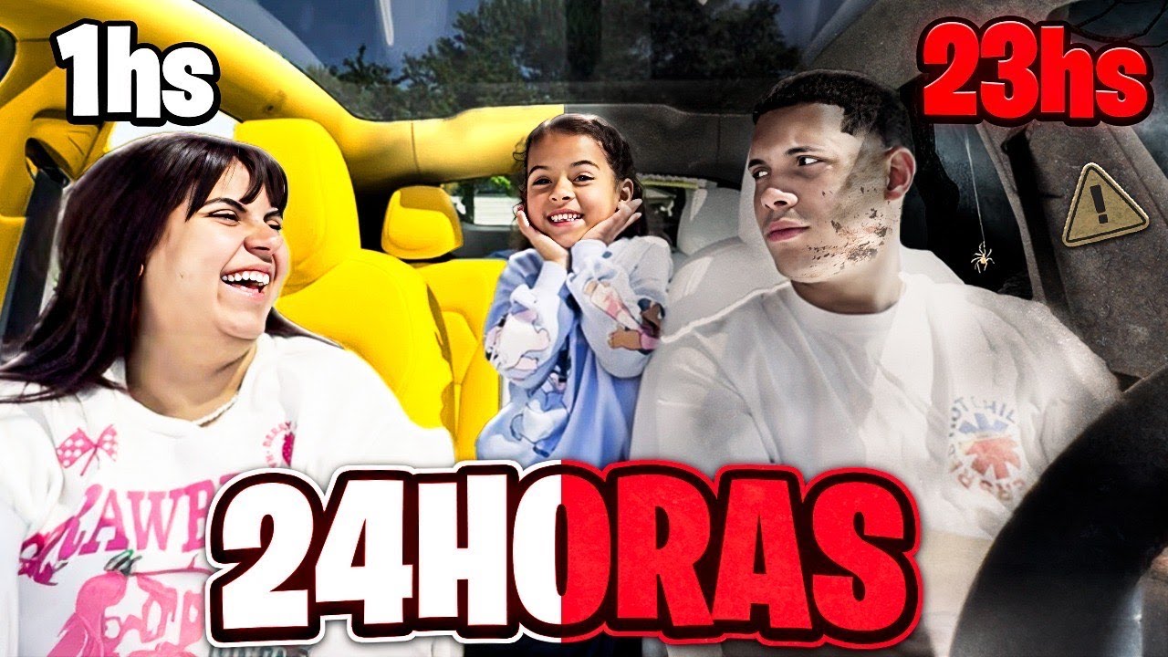 &iexcl;SOBREVIVIMOS 24 HORAS EN EL AUTO NUEVO DE YASHIRA!