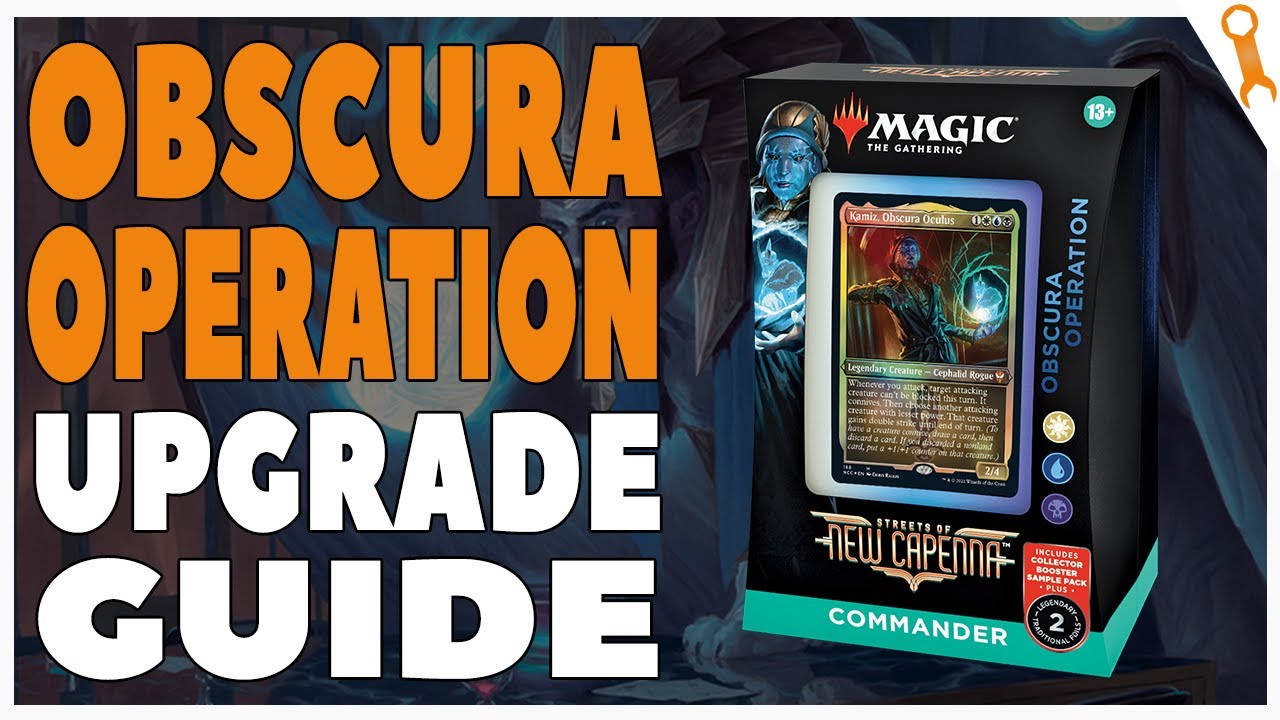 Obscura Operations Commander Precon Upgrade Guide with Tivit, Seller of Secrets