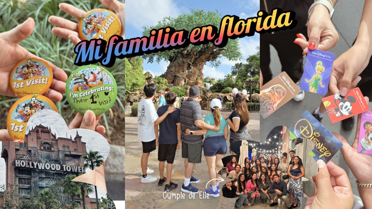 SU PRIMERA VEZ EN DISNEY / CUMPLEAÑOS DE ELIE / NOS MOJAMOS EN ANIMAL KINGDOM / CRP MÉXICO 2024 /