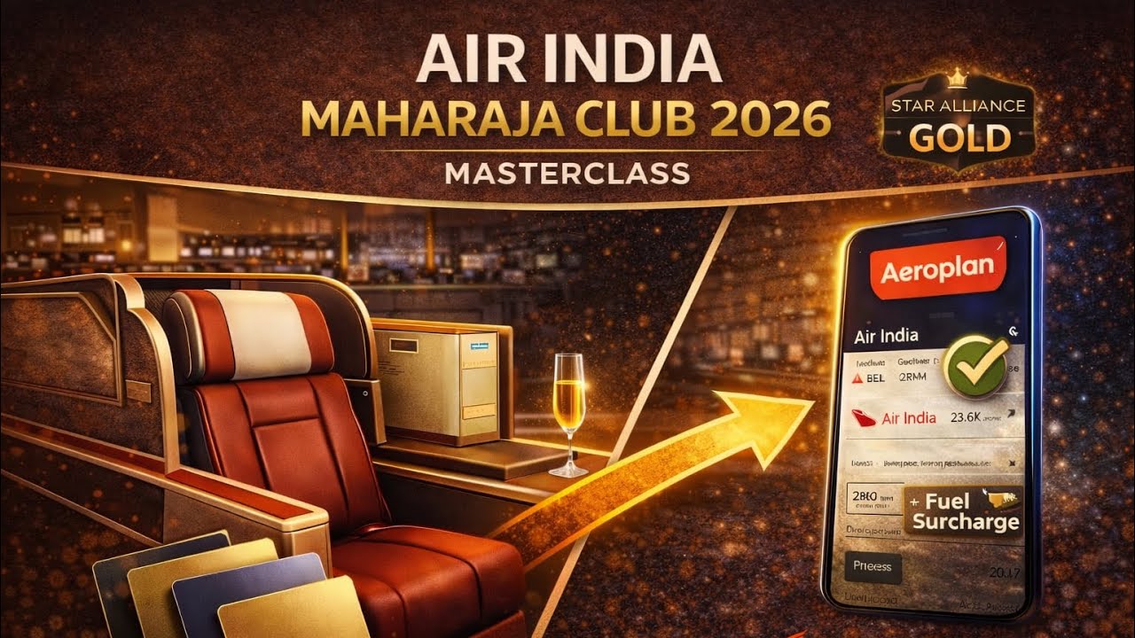 Мастер-класс Air India Maharaja Club 2026 | Aeroplan, новый зал ожидания, бизнес-класс