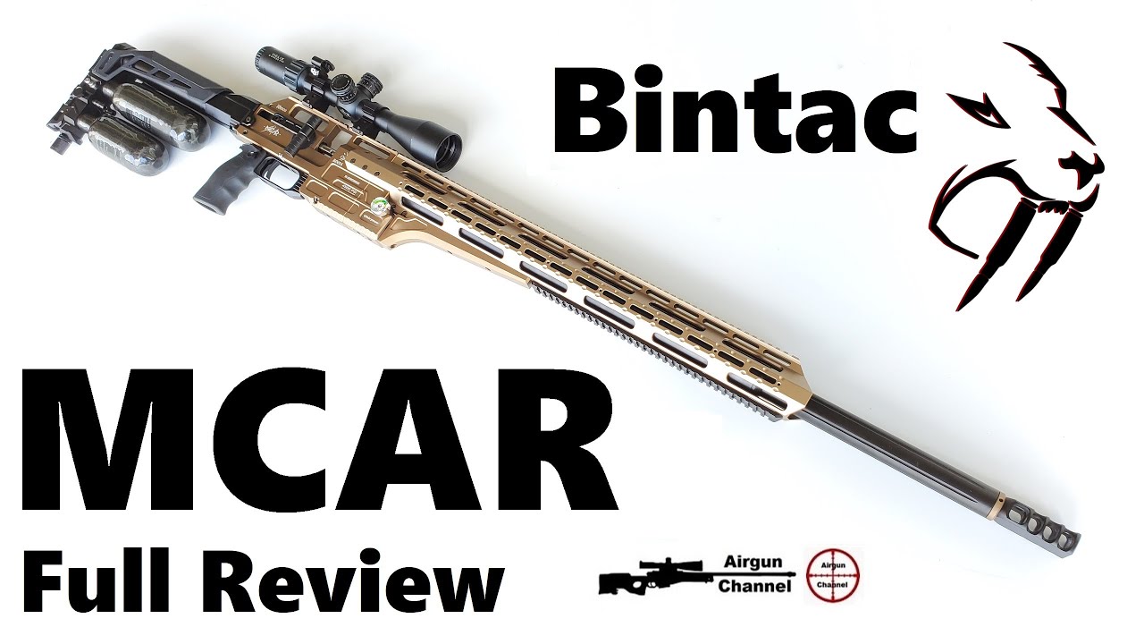 Обзор Bintac MCAR (многокалиберная пневматическая винтовка) 1000 ярдов МОА дальнобойная снайперск...