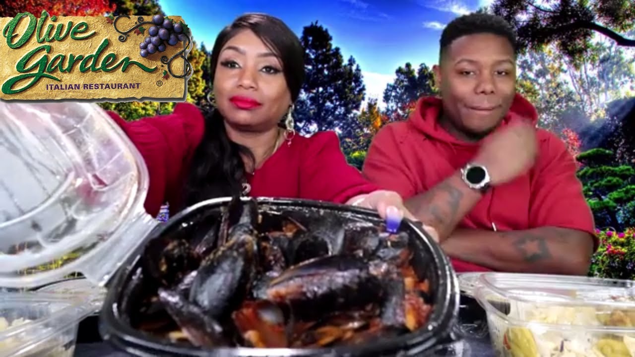 Olive Garden: Mussels, Beef Tortellini, Shrimp Alfedo With Zaddy Chunk Chunk
