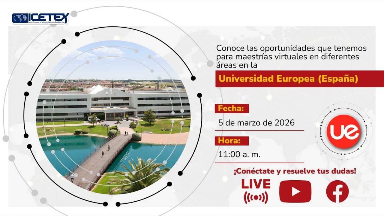 Conoce las #oportunidades que tenemos para #maestrías virtuales en la Universidad Europea de España