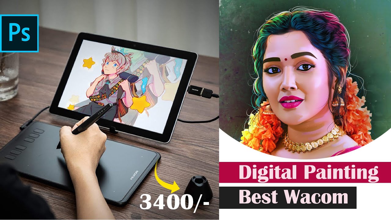 How to use Wacom tablet குறைந்த விலையில்  எந்த Wacom Tablet வாங்கலாம் 3500/- போதும் | Boss key tech
