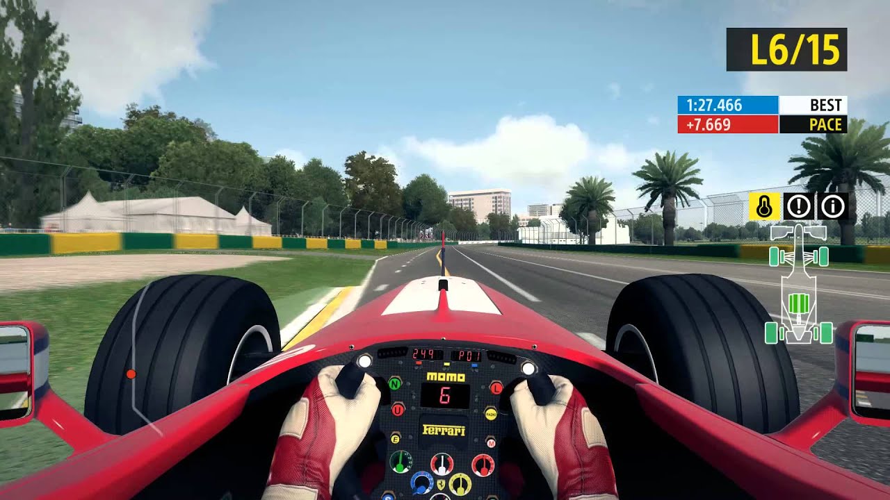 F1 2013: Classic Edition 1999 Ferrari F399 [15 laps (25%) Race]
