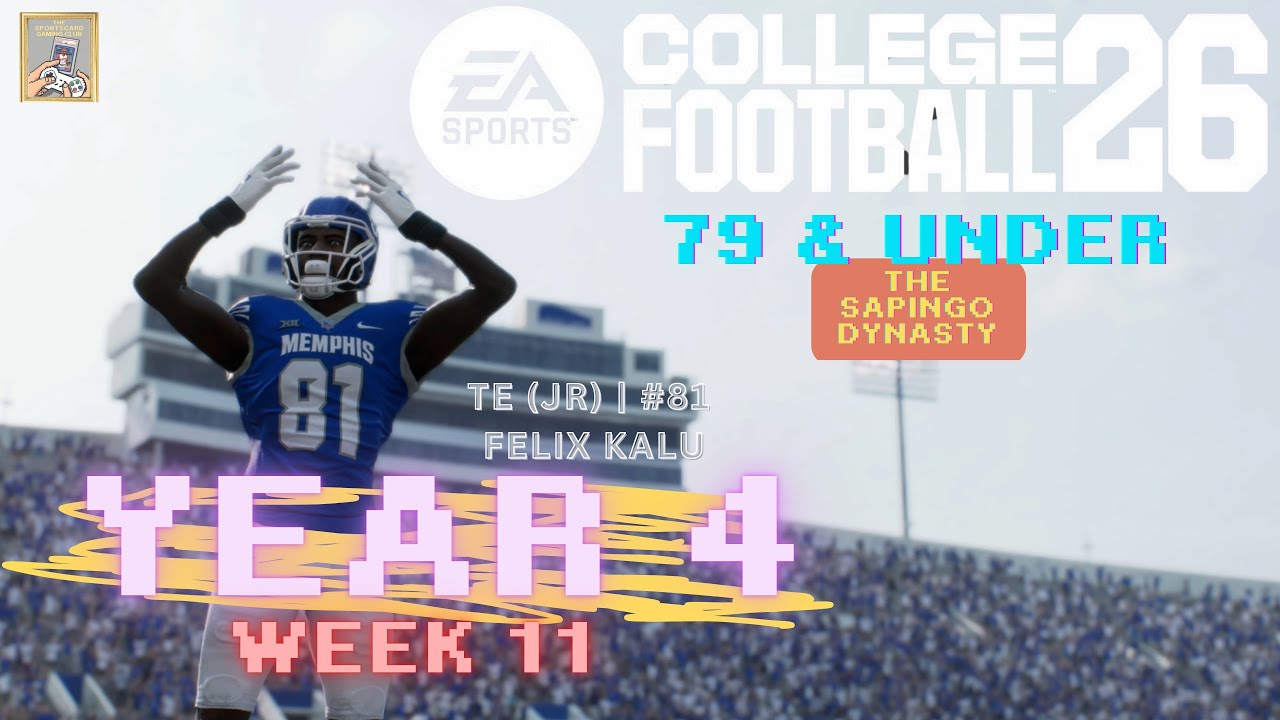 Year 4 - Week 11: Next Game Up! #79andunder #dynasty #rivalryweek