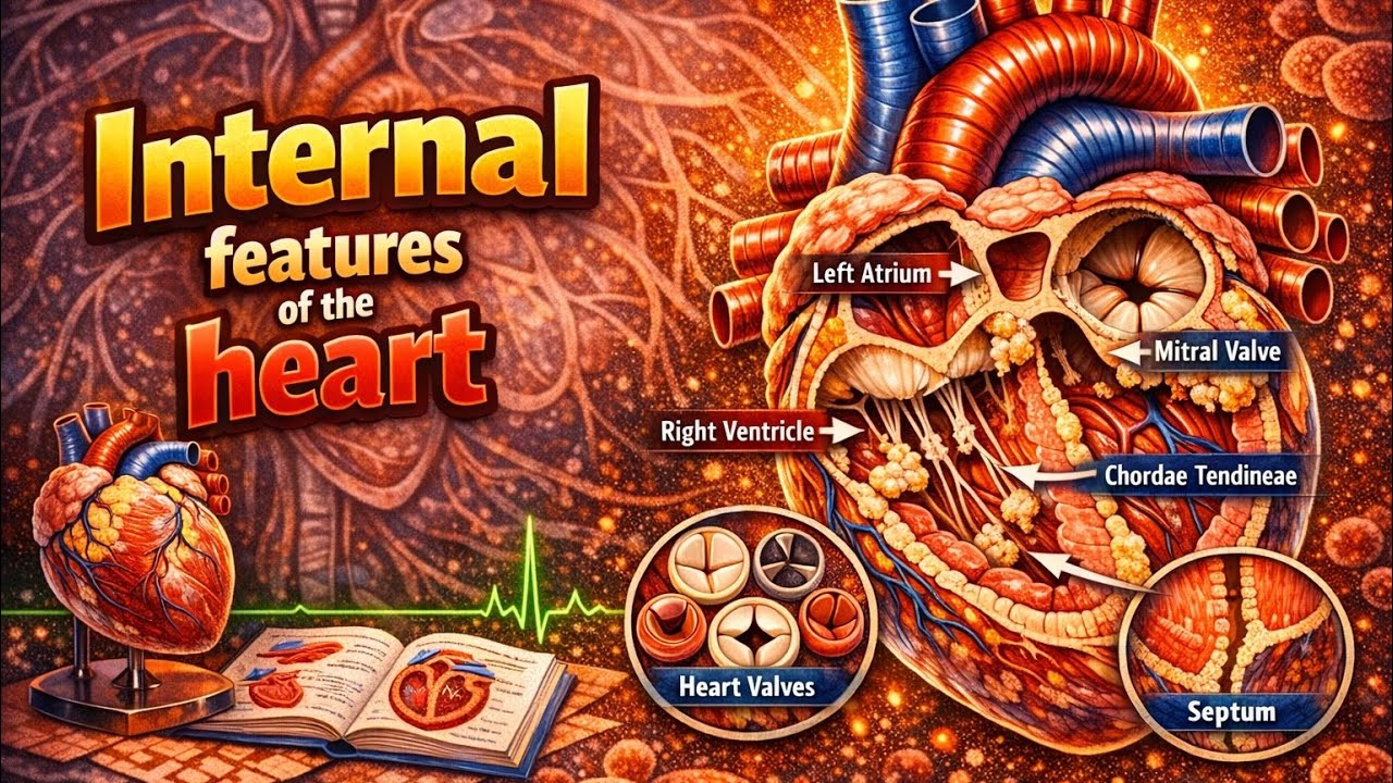 Internal features of the heart part 1 CVS