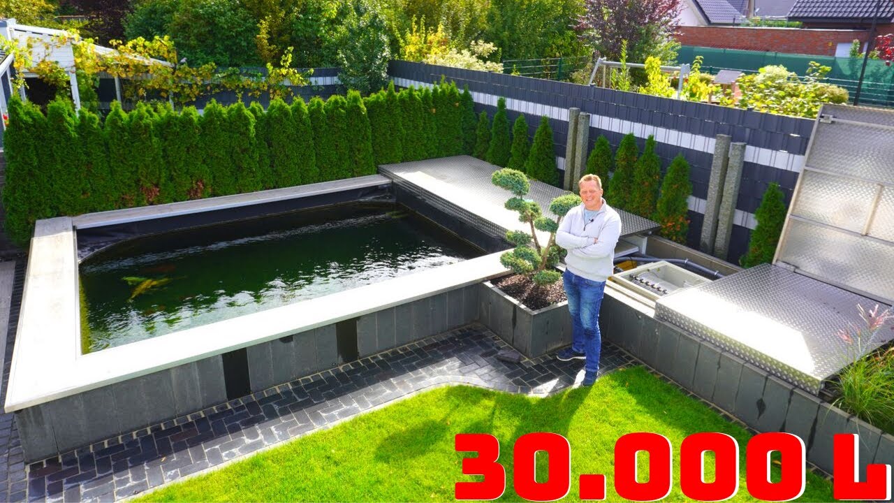 Koi Blog #229 -  Markus' selbstgebauter 30.000 Liter 