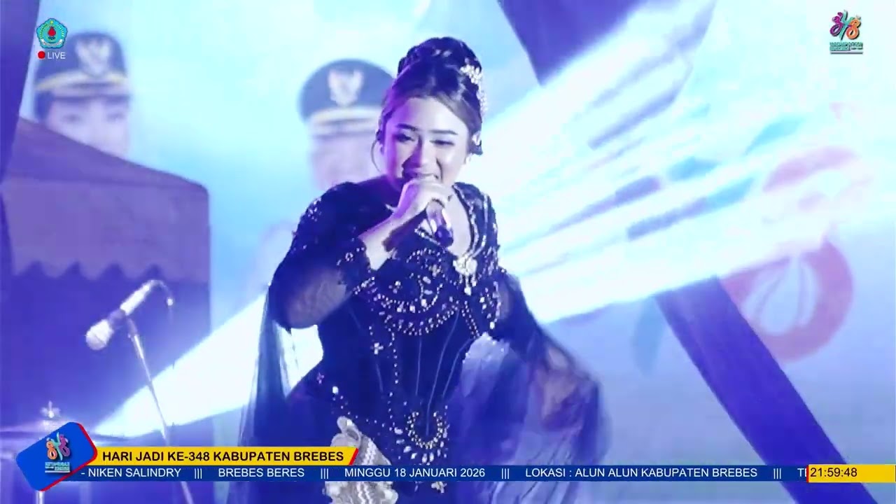 QPENING KONSER NIKEN SALINDRI -  AYO CULIK AKU DONG  - PNCAK ACARA HIBURAN RAKYAT HUT BREBES KE 384