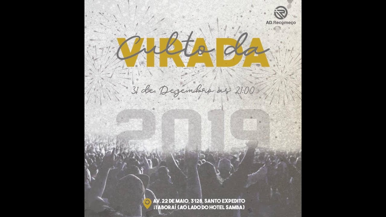 CULTO DA VIRADA AD RECOME&Ccedil;O