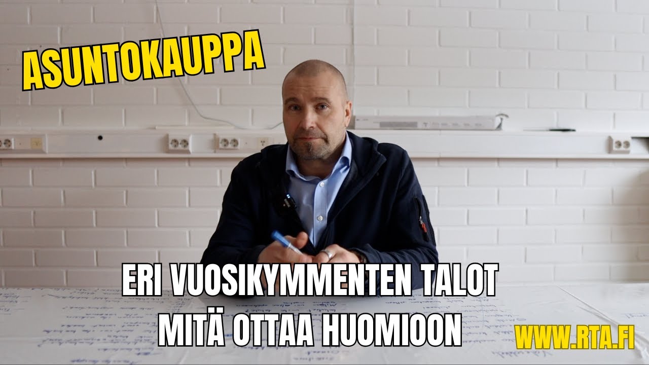 Asuntokauppa ja eri aikakausien talot – Mitä ottaa huomioon ja mitä ongelmia voi ilmetä?