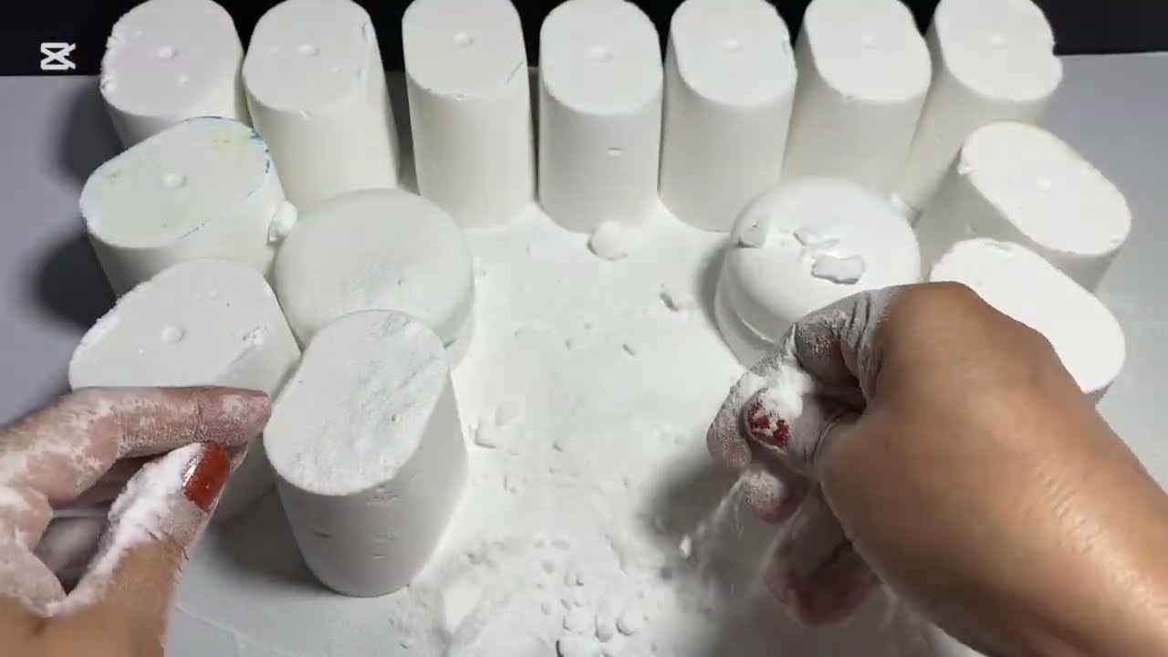 ASMR Baking Soda Crushing || Silky Smooth texture. Oddly satisfying sound || Asmr relaxing sounds 