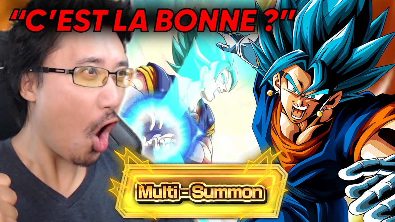 OH NOUVELLE ANIMATION POUR VEGETTO BLEU LR ?! INVOCATION DOKKAN BATTLE GBL