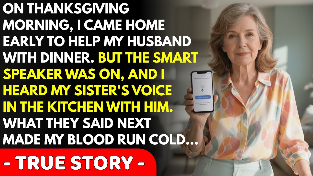 On Thanksgiving morning I came home early to help with dinner, but what I heard through the...