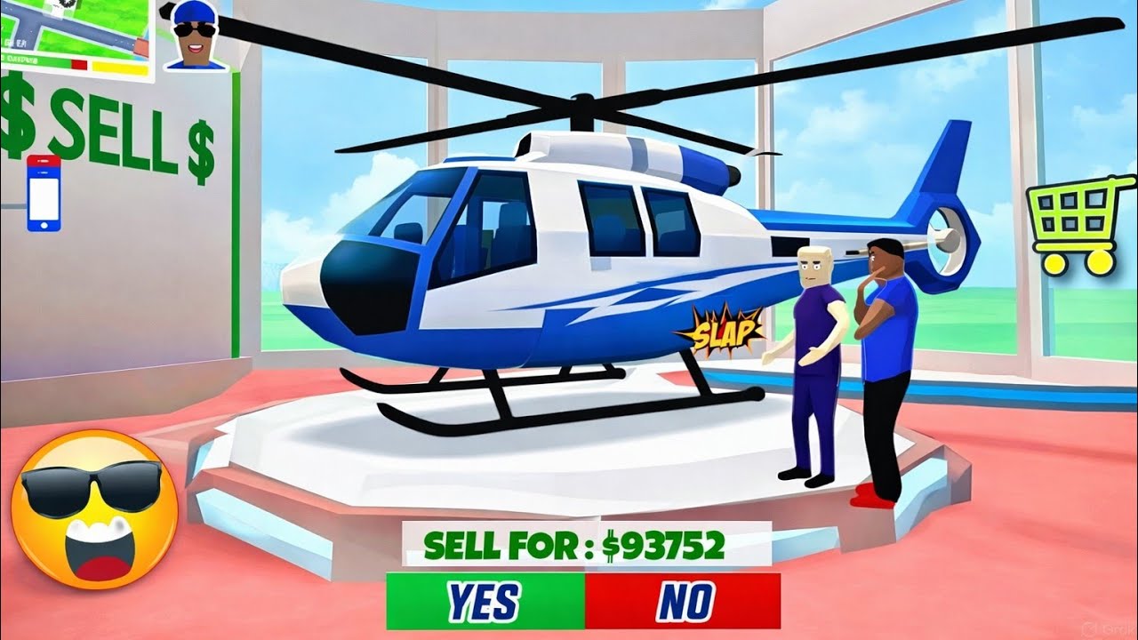 I Tried To SELL Helicopter In Dude Theft Wars 😱 | Can You Really Sell Vehicles?