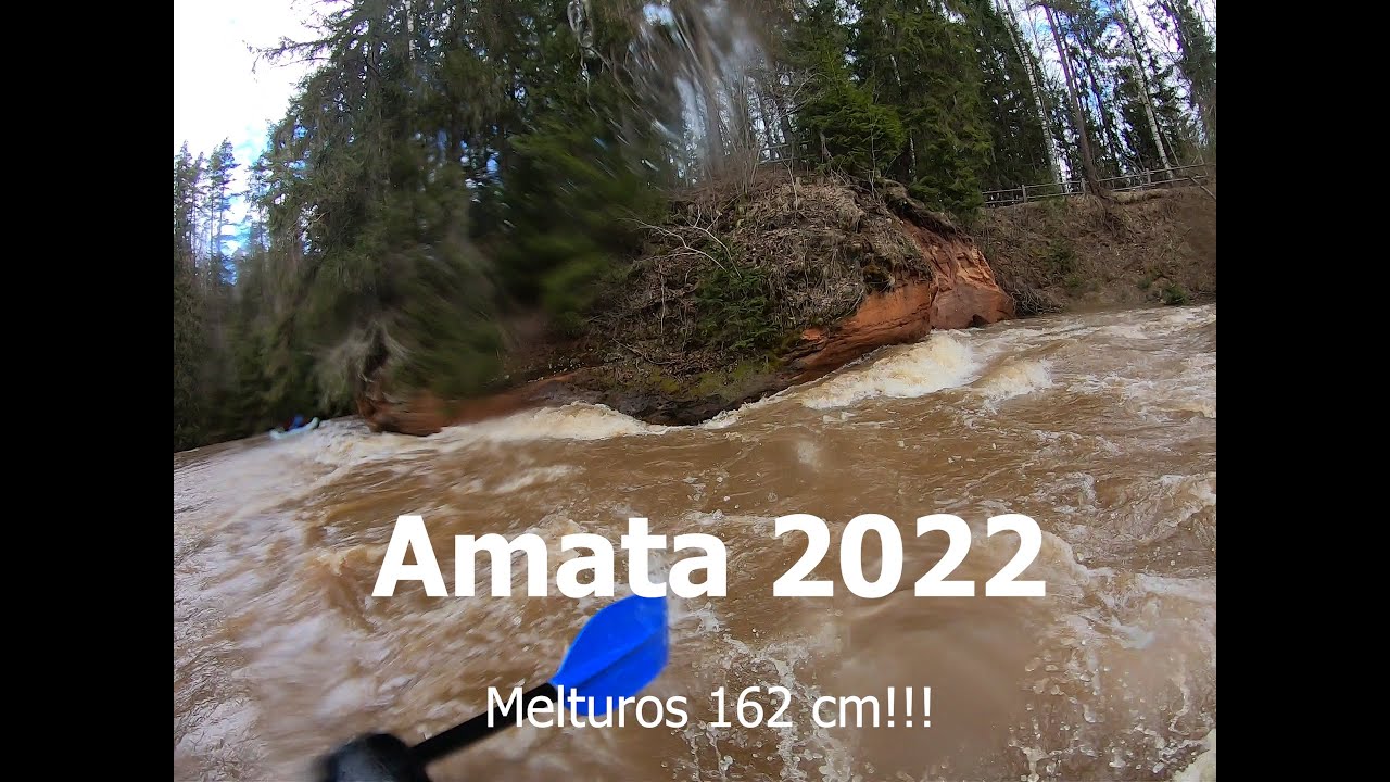 Amatā 162 cm - lielisks ūdens līmenis un labas krāces