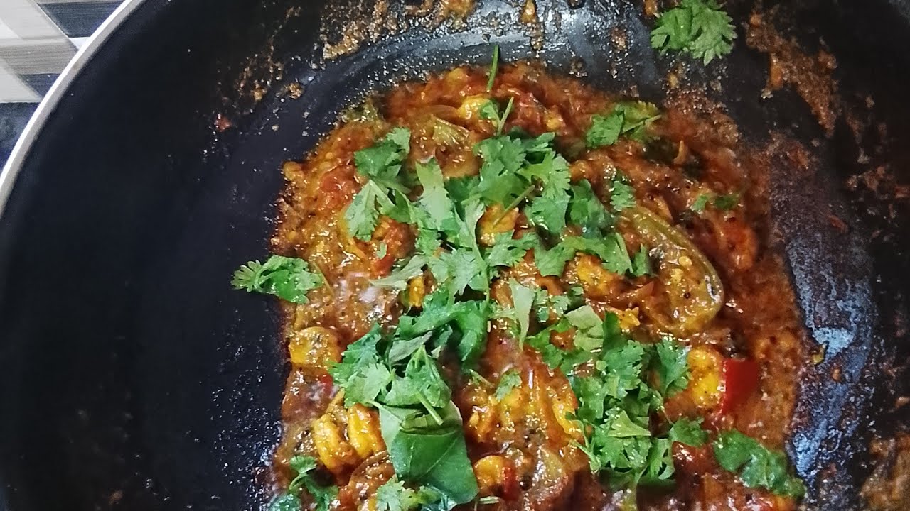 Prawn karuvapilai masala in thoundil cooking 
