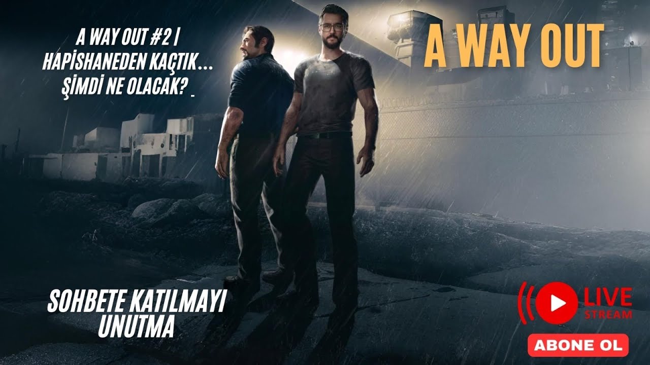 Hapishaneden Kaçtık Sonrası 🧱| A WAY OUT Türkçe Ortak Yayın Bölüm 2 #awayout #prison #antalya #canlı