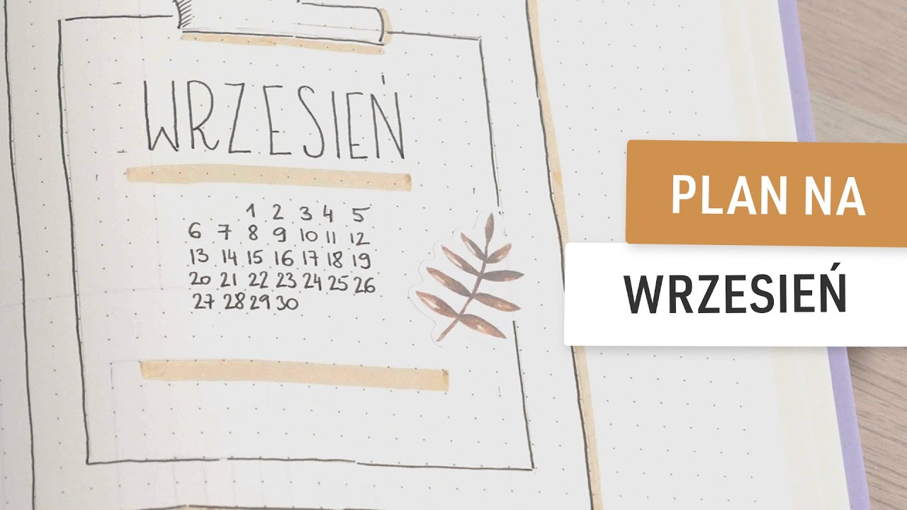 Zaplanuj wrzesień + mood tracker | Pani Swojego Czasu