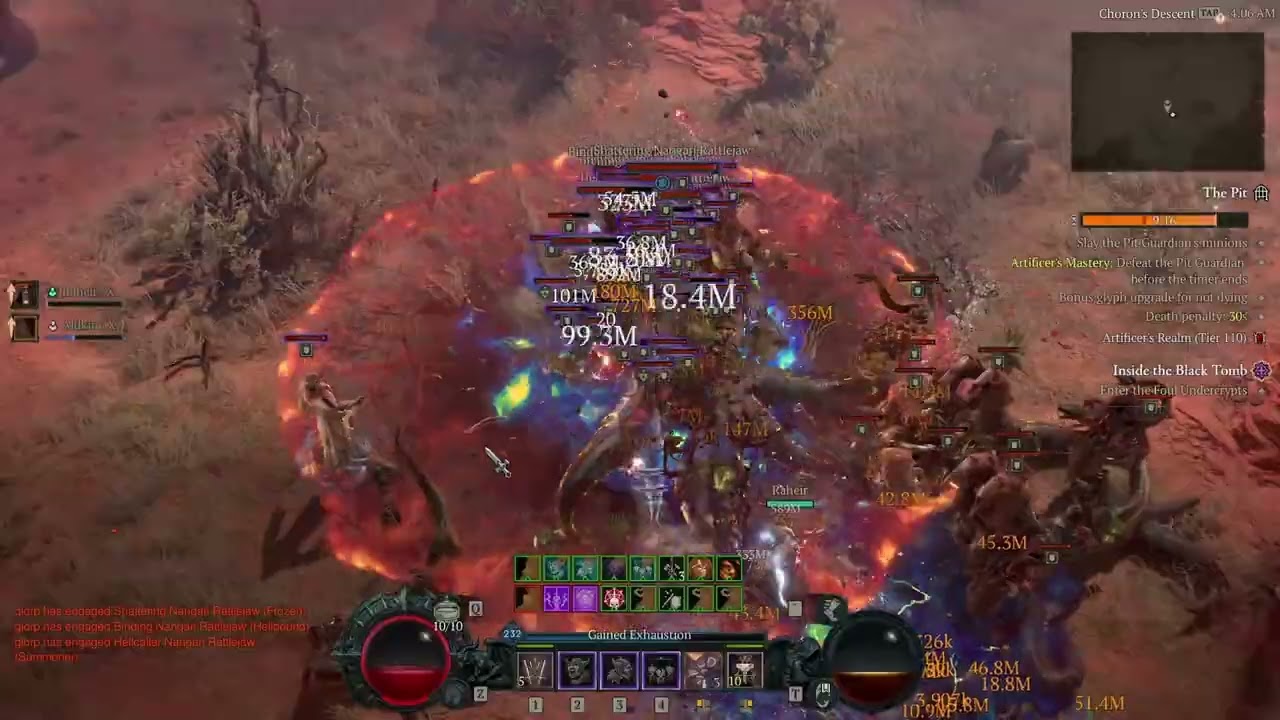 [D4 Season 10 PTR] Earthquake Barbarian - Pit Tier 100 