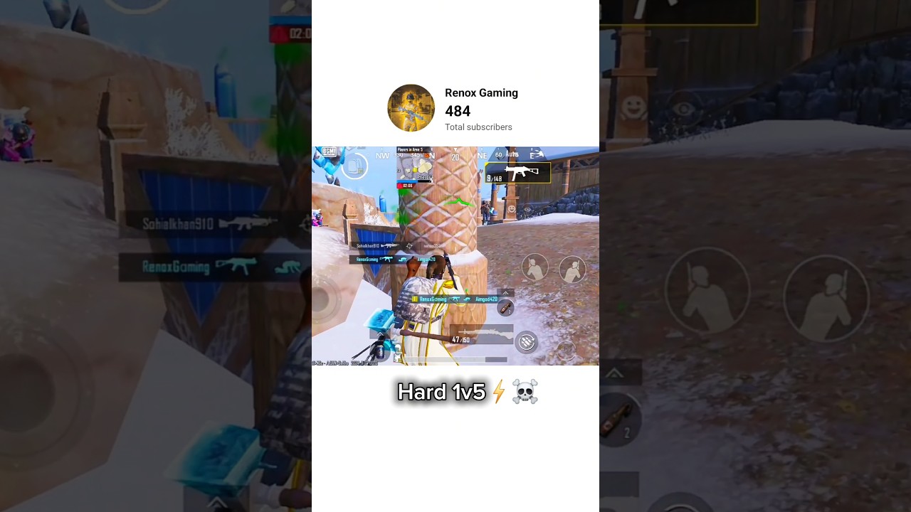 I Attempted A Hard 1v5 Challenge In PUBG