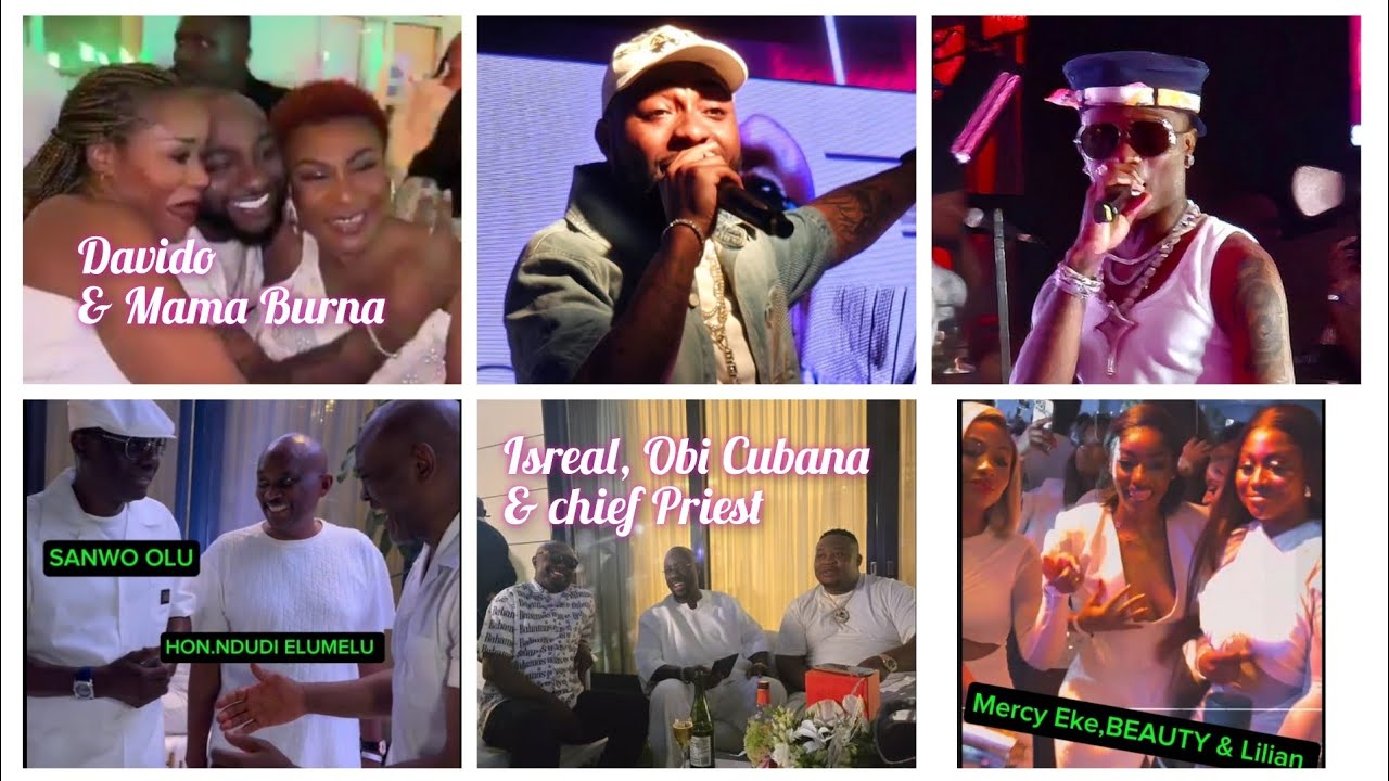 Оби Кубана, Давидо, wizkid, Бурна, главный священник Кубаны, Токе, flavour на белой вечеринке ТОН...