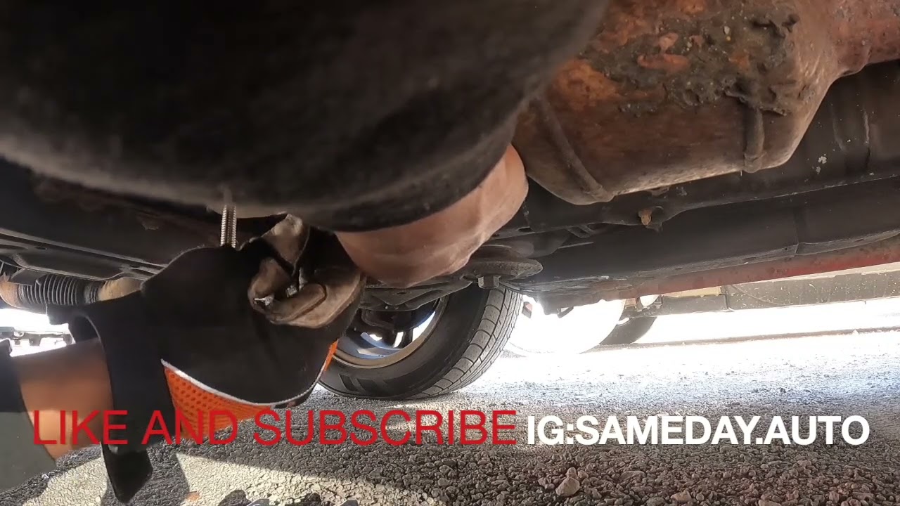 HOW TO REPAIR BROKEN MUFFLER CHEAP QUICK FIX!!!!!!!!!!