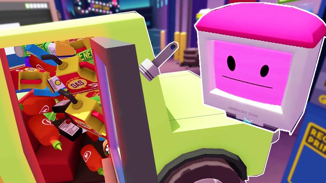 DRIFT BOT WANTS A 10000 HP CAR! - Job Simulator Infinite Overtime VR Modded 2018 Gameplay