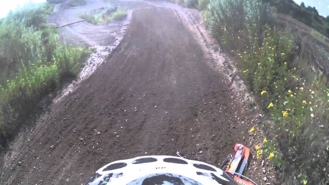 ktm 450 på broby motocross bane (garmin virb)