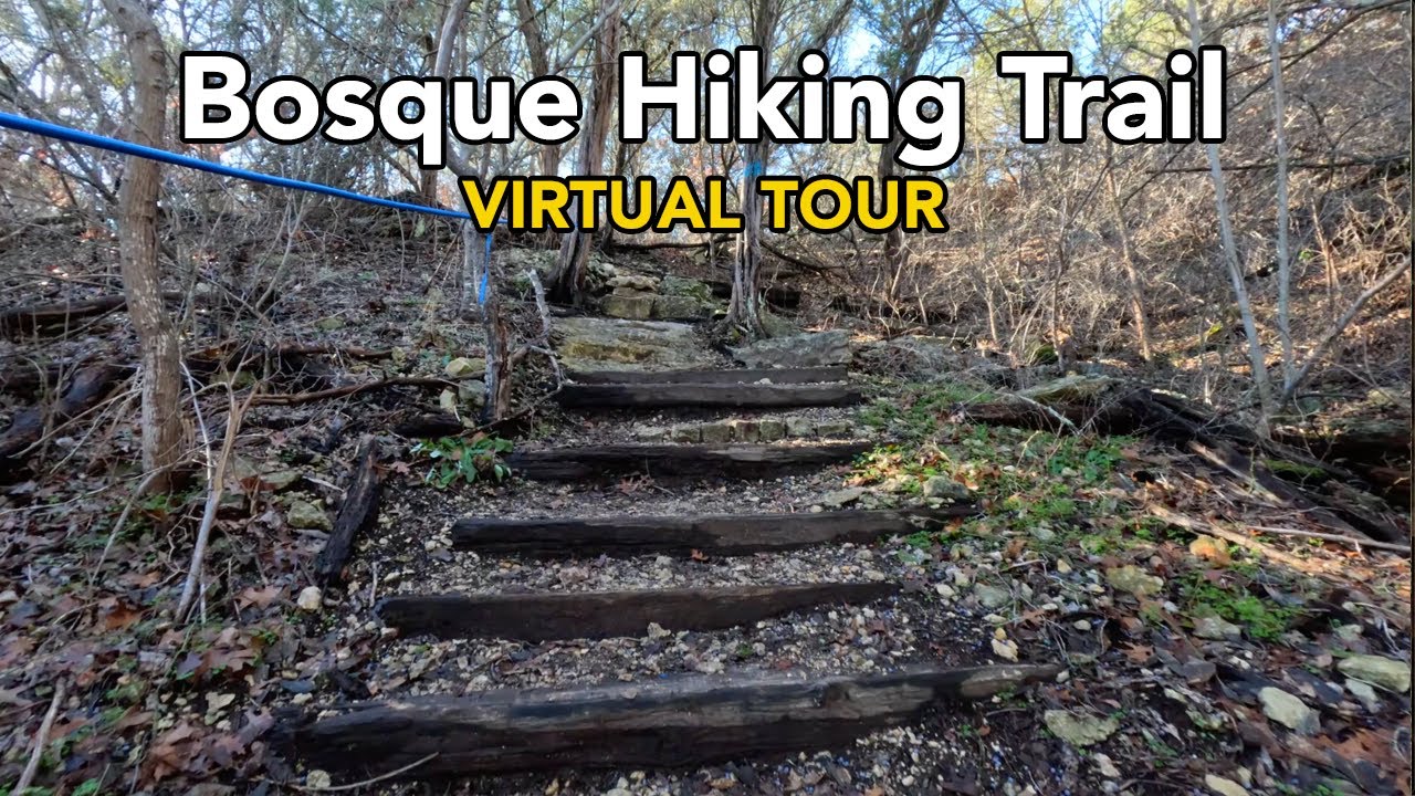 4K Virtual Hike | Bosque Hiking Trail | Meridian State Park