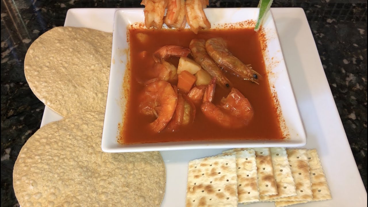 Como Hacer Caldo de Camarón Seco y Fresco 🍤