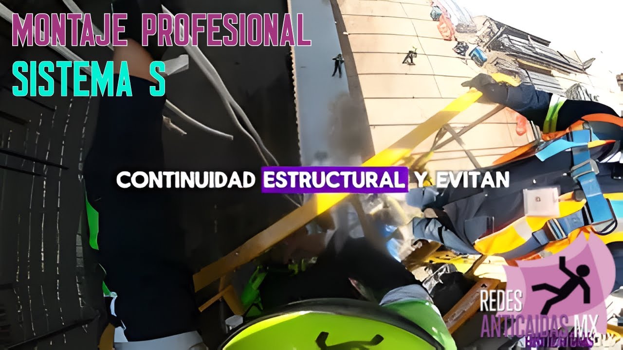 SISTEMA S: Montaje Profesional de Redes Anticaídas para Techumbres y Naves Industriales
