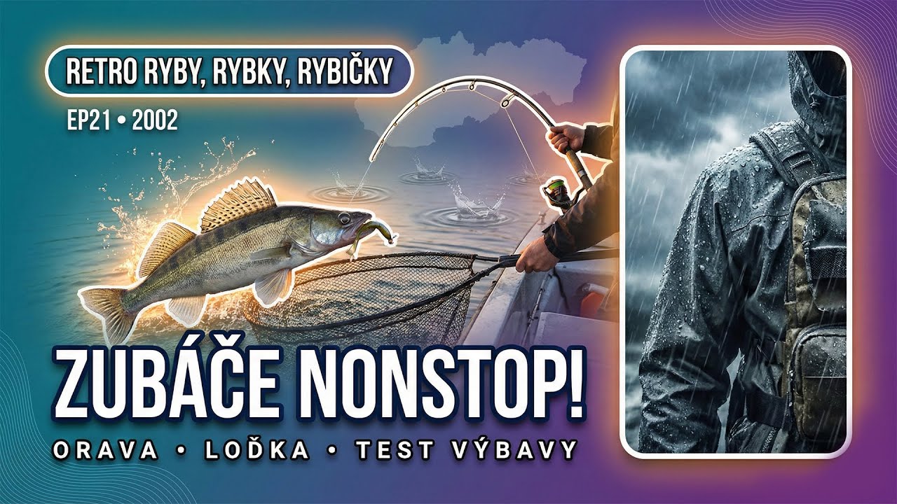 EP21 | Orava: zubáče z loďky nonstop + testy výbavy | Retro Ryby, Rybky, Rybičky (21/2002)