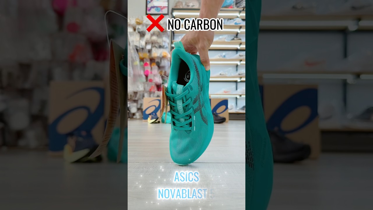 Test Carbon #asics Novablast 5 Teal 1011B974-401 vs Metaspeed Edge Paris 1013A124-400 #top4running