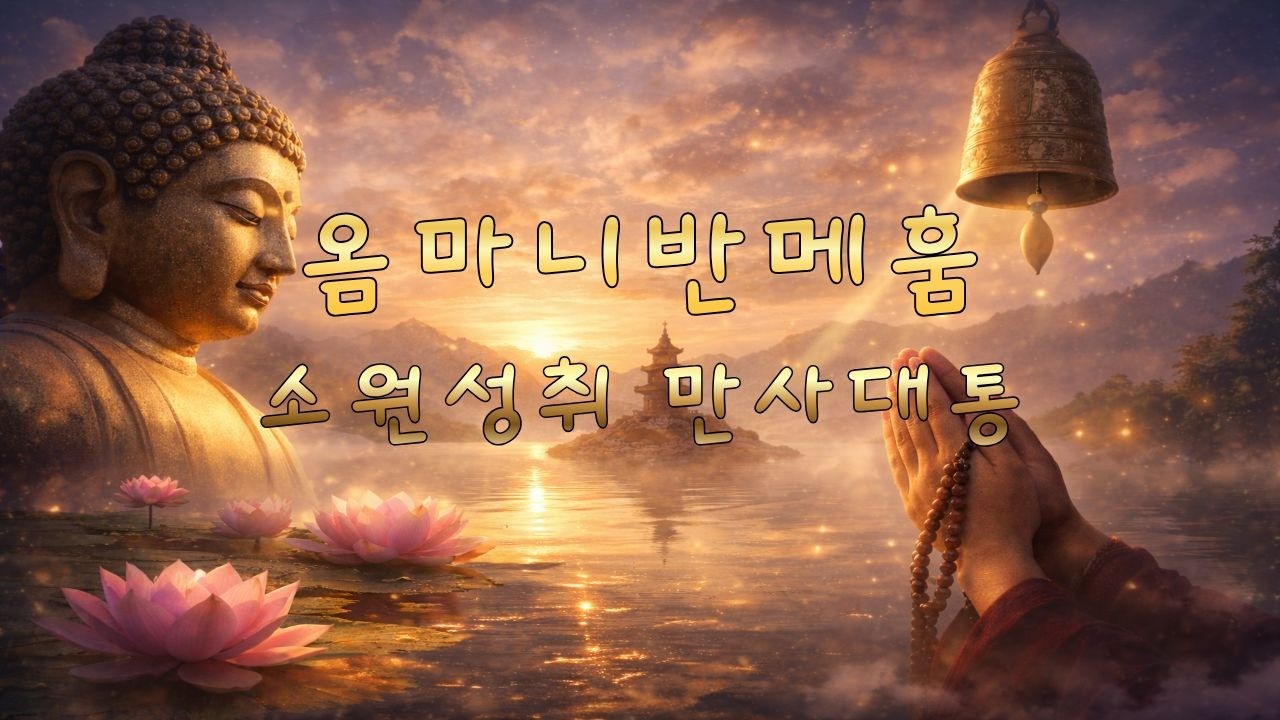 옴마니 반메훔 10분 | 불교 명상음악 | 마음 정화 염불 | 힐링 오케스트라