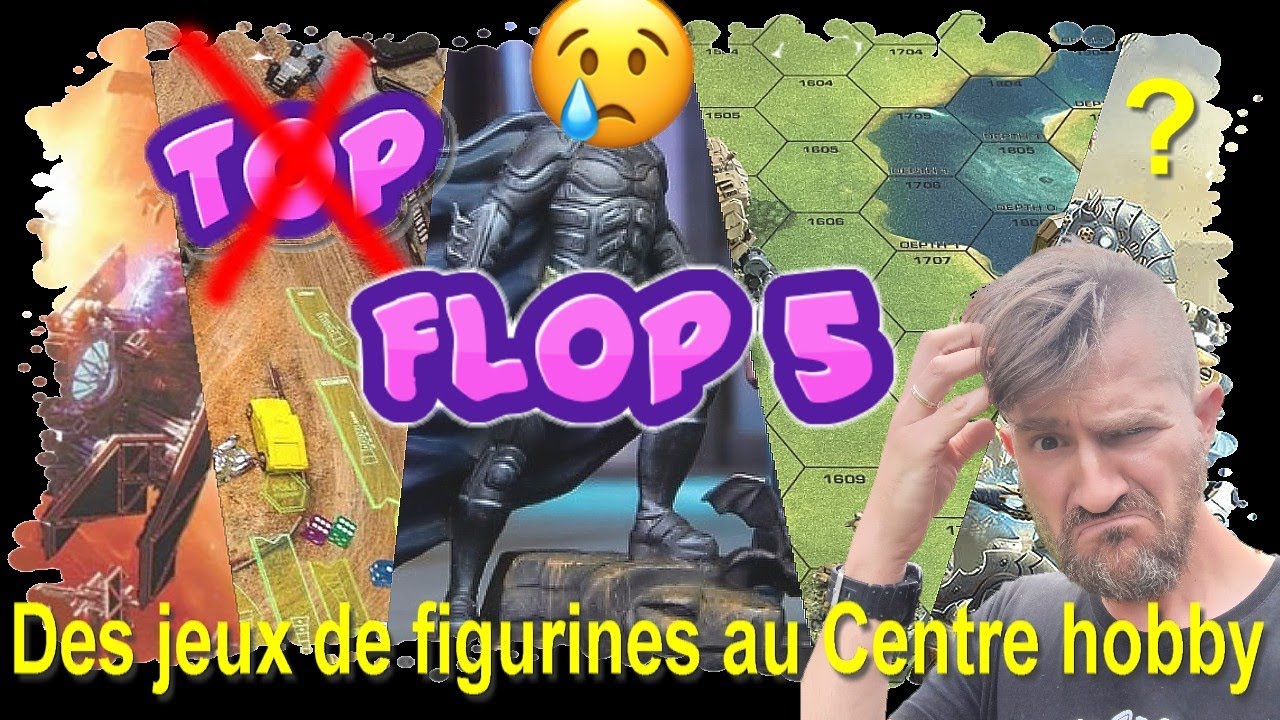 TOP 5 des FLOPS jeux de figurines / wargames au centre hobby GWS ! Et non, ce n'est pas Warhammer !