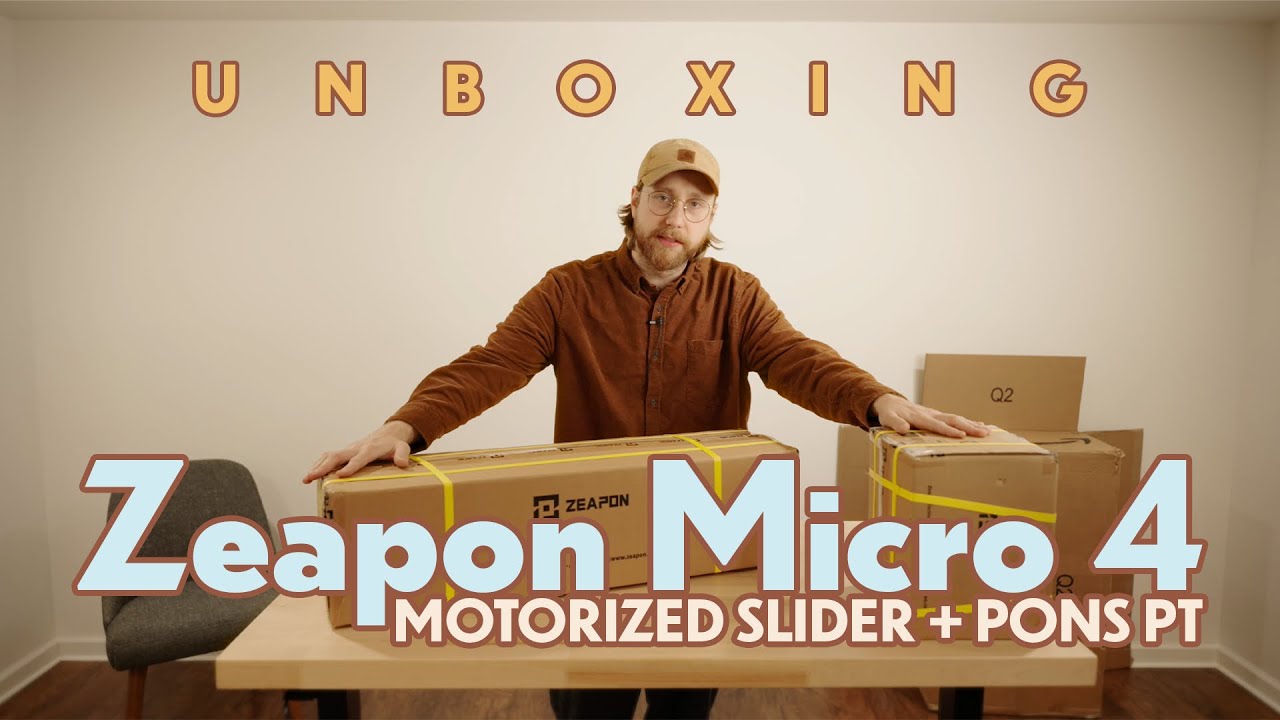 Zeapon Micro 4 E700 Unboxing & First Look | Motorized Slider Kit
