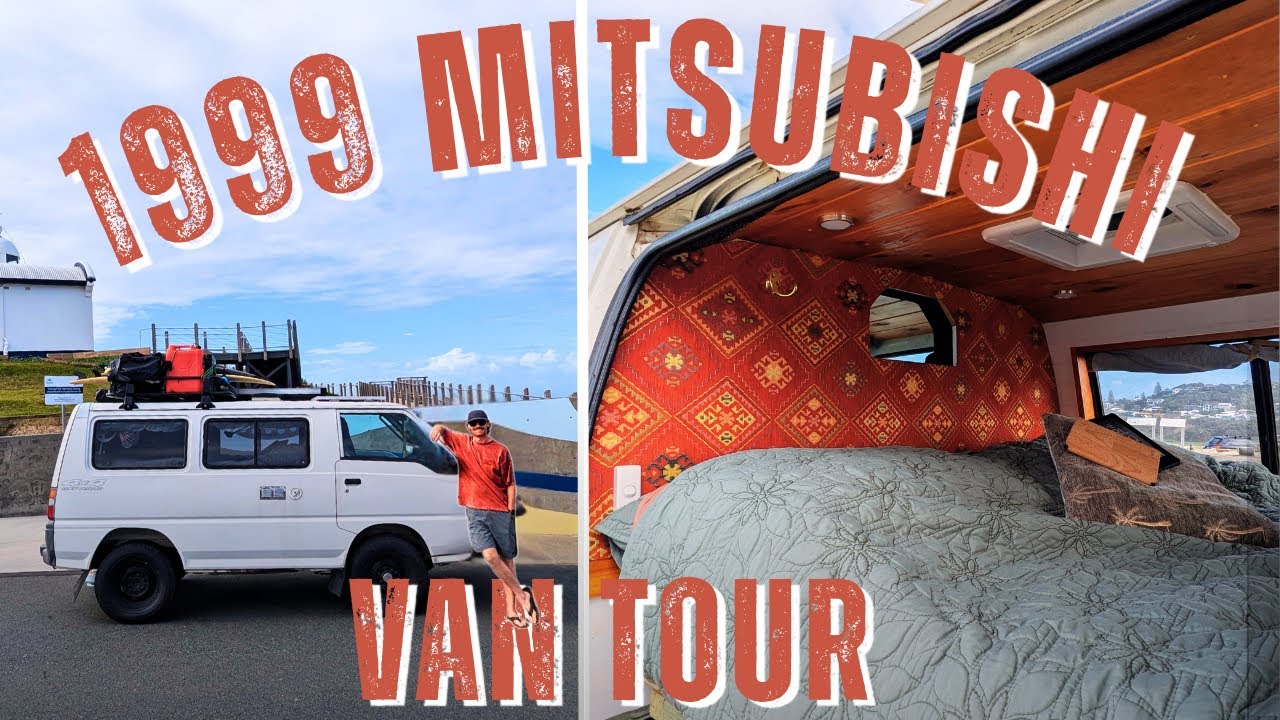 VAN TOUR: Our 1999 Mitsubishi Express 4x4 Camper Build (Budget Van Life Setup)